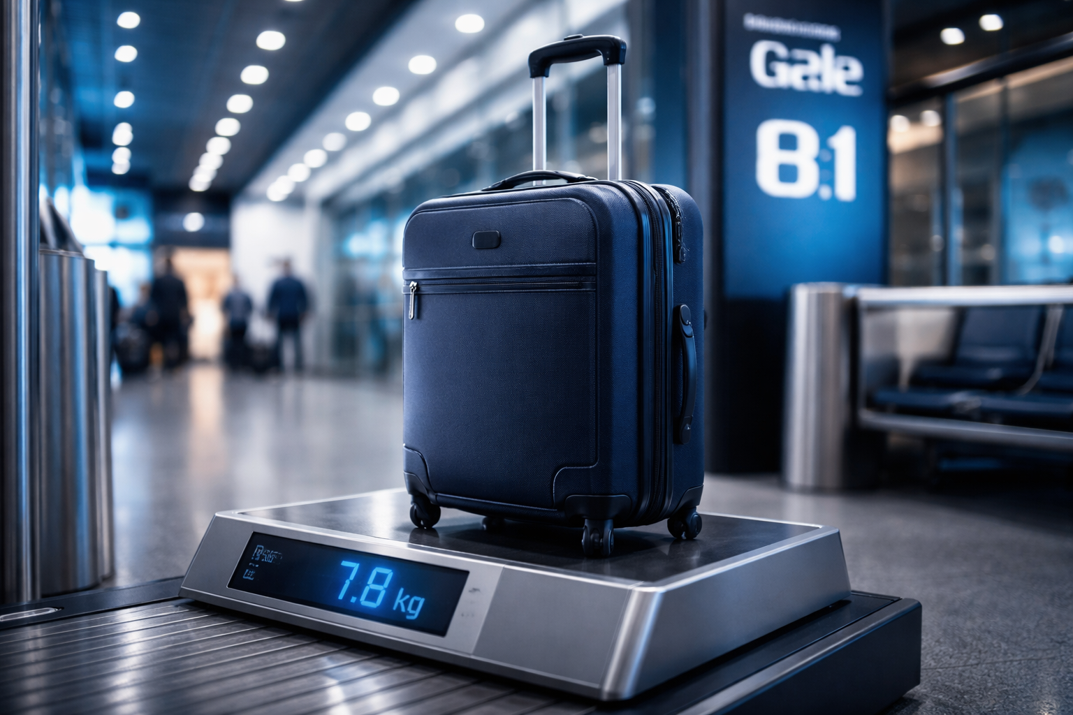 Contrôle du poids d’un bagage cabine à la porte d’embarquement en 2026